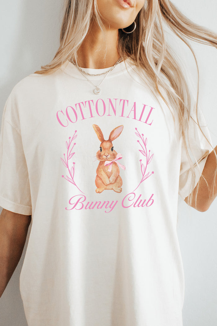 Cottontail Bunny Club Comfort Colors Tee
