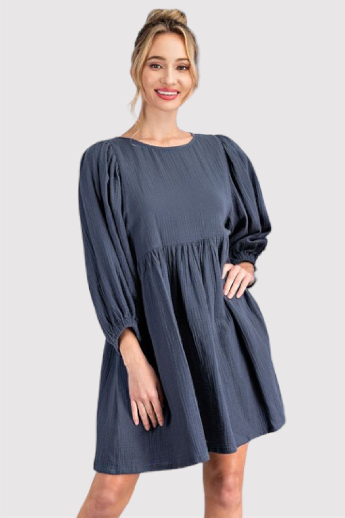 free people bubble mini dress Lana Bubble Sleeve Mini Dress
