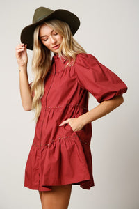 Just In Time Tiered Mini Dress