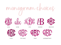 Custom Monogram Embroidered Tee