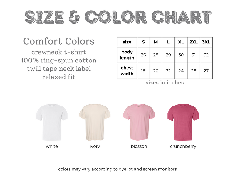Cottontail Bunny Club Comfort Colors Tee