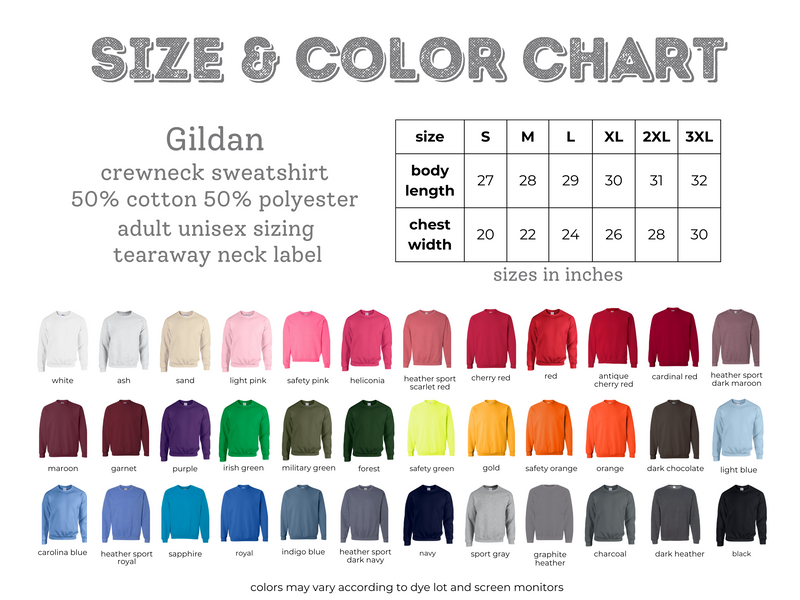 Teacher Tour Sweatshirt