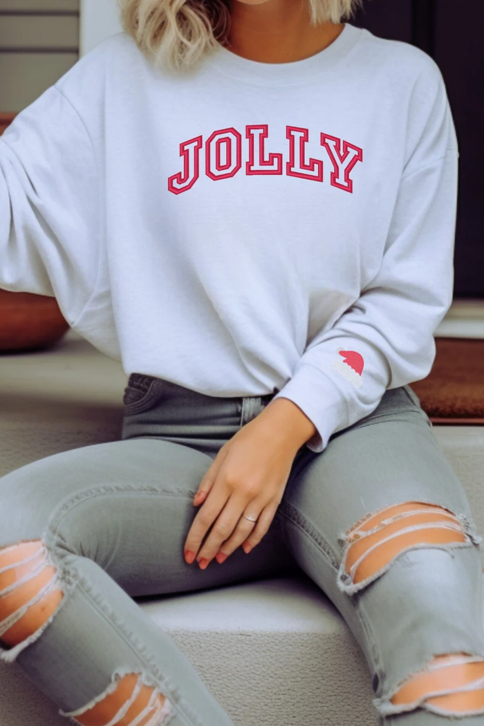 Jolly Embroidered Sweatshirt