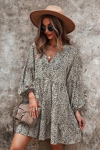 Coco Leopard Mini Dress