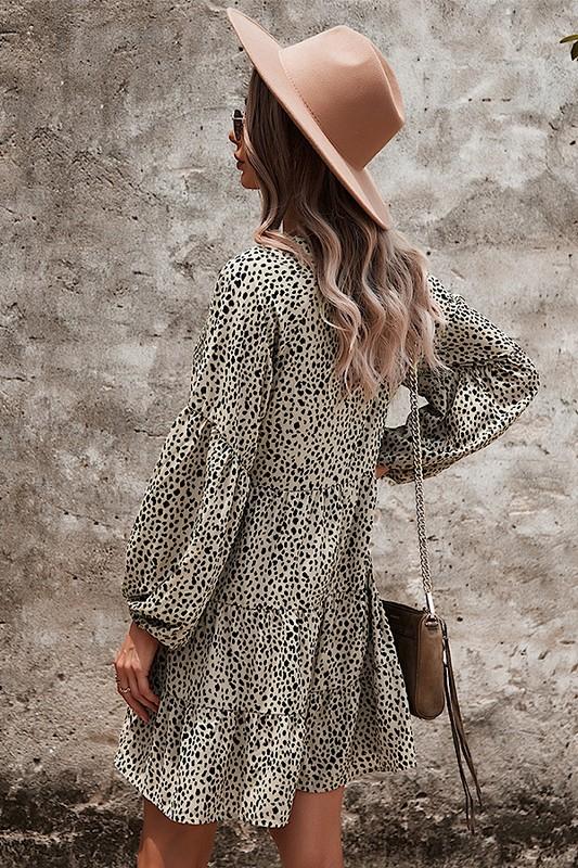 Coco Leopard Mini Dress