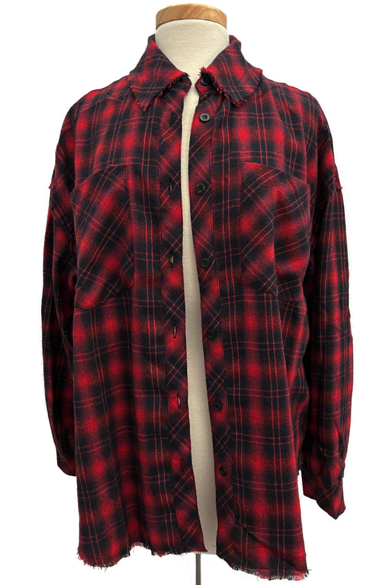 Rock & Roll Buffalo Plaid Button Down Shirt