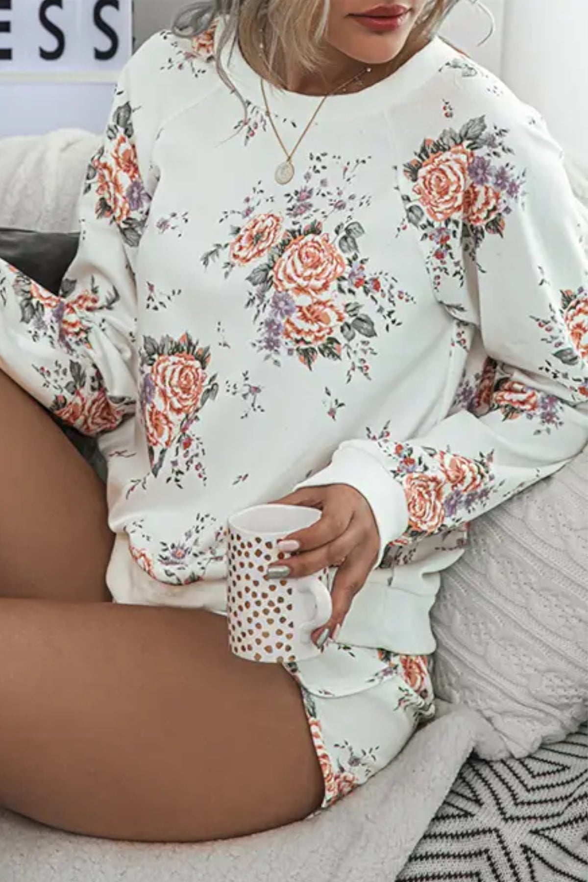 Rosie Floral Print Lounge Set